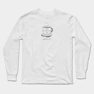 Coffee Yoga Long Sleeve T-Shirt